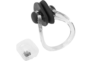 Hapivida Swimming Nose Clip, 2Pcs Silicone Swimming Nose Plug Training Protector Swim Nose Clip for Adults Kids