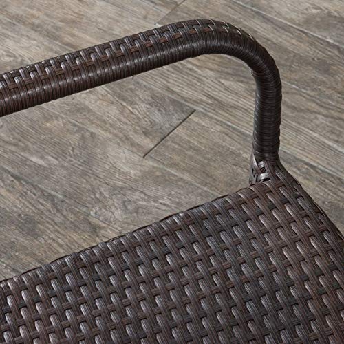 Christopher Knight Home Blakely Outdoor Wicker Dining Set, 7Pcs Set