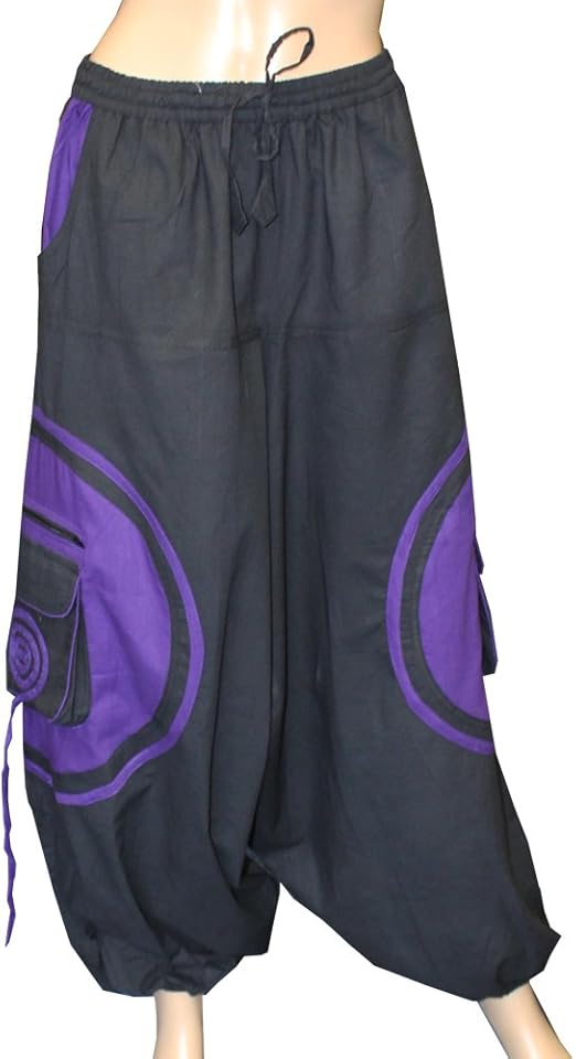 MC Hammer Style Parachute Pants Handmade Nepalese Hippy Clothing