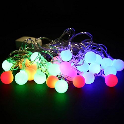 28 LED Bulbs Waterproof Round Ball Christmas Fairy Party String Lights Christmas Tree Ornaments Home Decor Top Quality 5.5 M