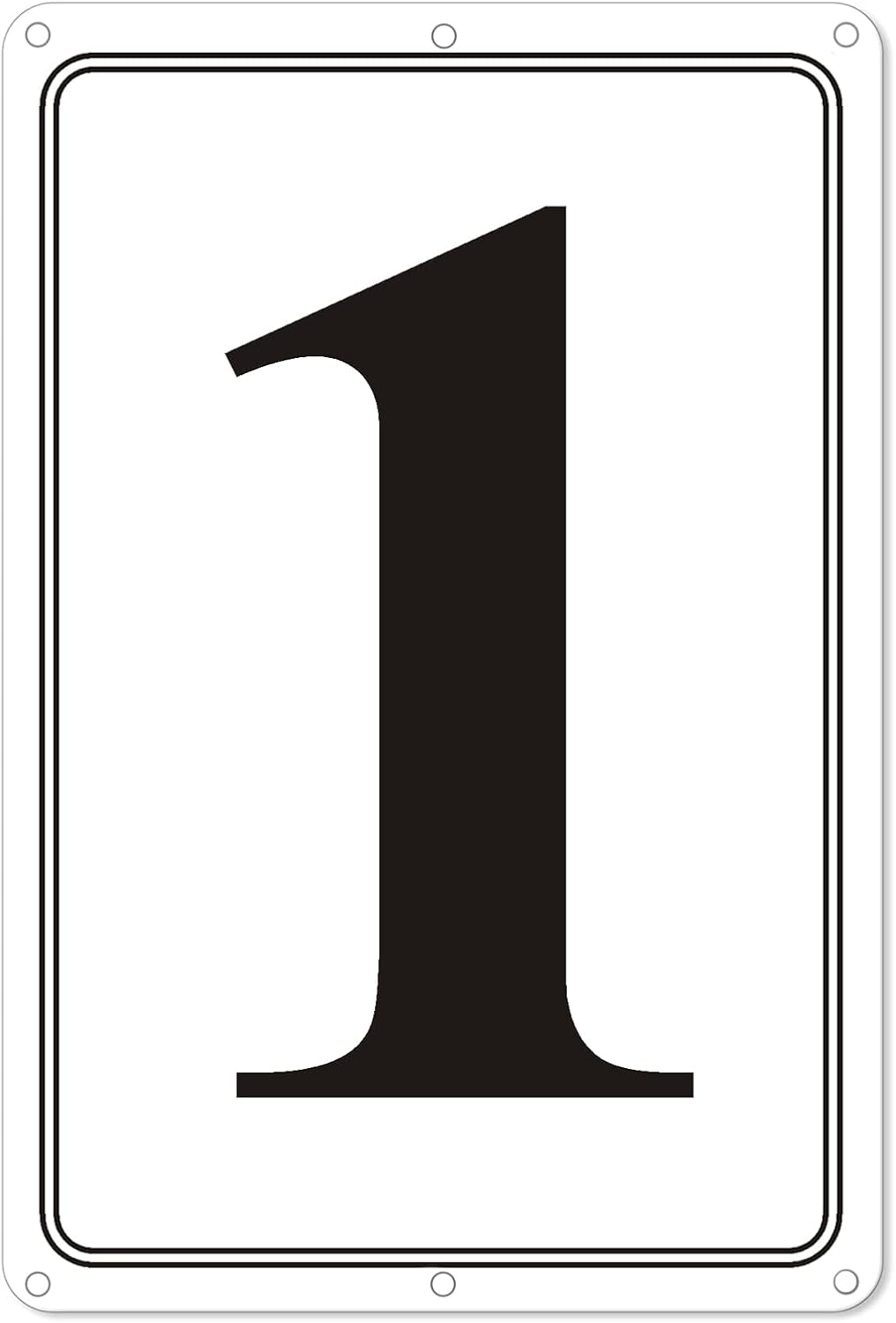 Yard Signs - Premium Aluminum Number Signs 1-12