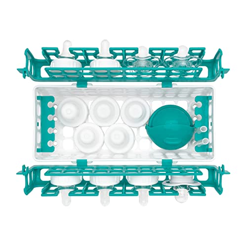 OXO Tot Dishwasher Basket for Bottle Parts & Accessories, Teal, 1 Count