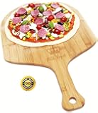Pizza Royale 5☆ Ethically Sourced Premium Natural Bamboo Pizza Peel, 19.6 inch x 12 inch