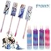 Townley Girl Frozen Sparkly Lip Gloss for Girls, 4 Pack with Decorative Tin