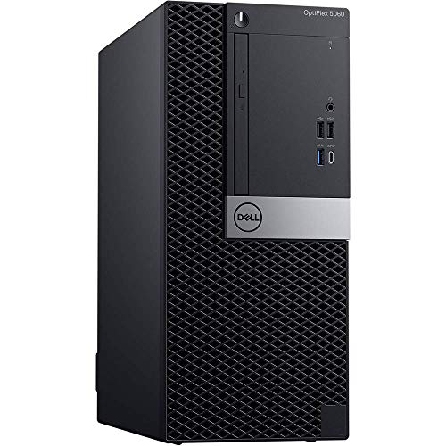 Dell Optiplex 5060 Tower Desktop Business Computer with Intel Core i7-8700 3.2GHz 6-core CPU, 32GB RAM, 1TB SSD, Windows 10 Professional
