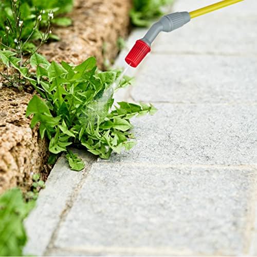 Pulvérisateur à Pression, 5 l, Protection & arrosage des Plantes, buse réglable, Graduations, Blanc et Gris
