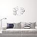 Beast Rose - Cartoon Decal Vinyl Removable Decorative Sticker for Wall, Car, Ipad, Macbook, Laptop, Bike, Helmet, Small Appliances, Music Instruments, Motorcycle, Suitcase