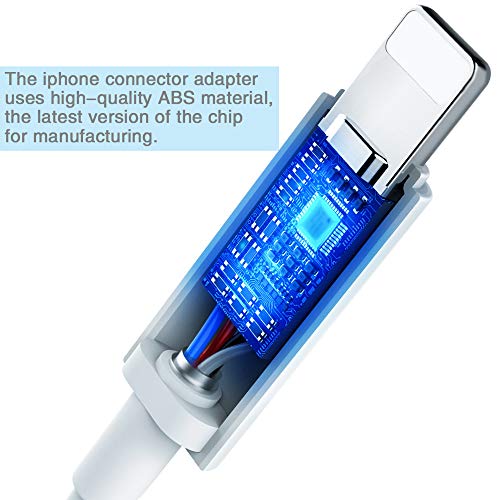 【3 Pack】 Headphone Adapter for iPhone 11 pro 3.5mm,Jack Adapter Dual