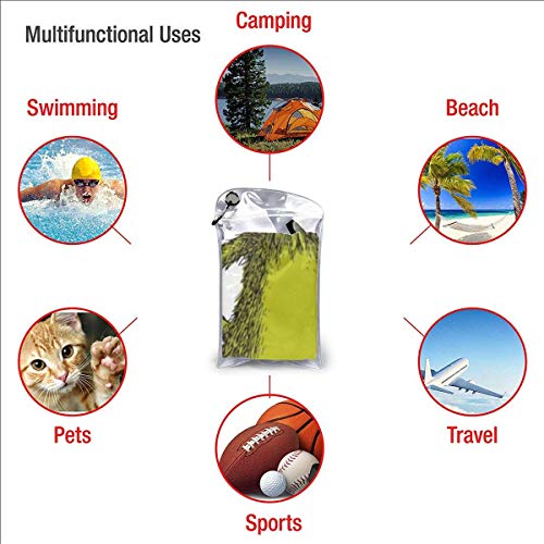 RGFDF-157-X-315-Super-Absorbent-Quick-Dry-Towels-Green-G-Rinch-Microfiber-Lightweight-Portable-Pool-Bath-Towel-for-CampingSportsTravelFitness