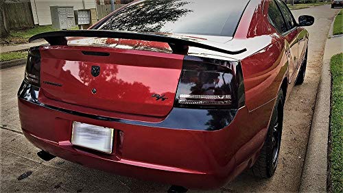 Modifystreet For 06-10 Dodge Charger Factory Style Flush Mount Rear Trunk Spoiler Wing