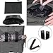 38 Pieces Tactical Attachments Kit for Molle Backpack D-Ring Grimlock Locking, Rotation Clips& Holder, Web Dominator Elastic Strings & Buckle, MOD Straps, Key Ring Holder in Zippered Pouch