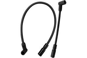 Spark Plug Wire Set Fit for Harley Davidson Big Twin Dyna Super Wide Low Rider 2000-2017 Softail 1999-2017 Some Models, 14.5c