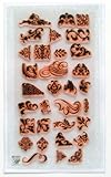 Damask Pattern Curves Clear Stamps Set