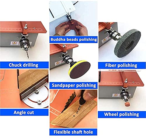 ZHJIUXING HO Mini TischkreissäG,Professional Kleine TischsäGer,FüR Holzschnitzerei Modell Handgemacht,10000rpm Zum… – Bild 4