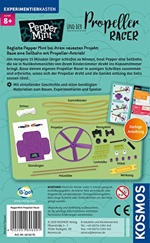 Kosmos 606091 Pepper Mint und der Propeller-Racer, Wie baut man eine Seilbahn? Kann man Wind als Antrieb nutzen… – Bild 3