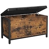 VASAGLE Entryway Storage Bench, Flip Top Storage