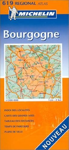 Download Atlas routiers : Bourgogne, N°20619 PDF