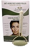 Jade Stone Needle Derma Roller | Massage Roller for Face, Neck, Arms, Thighs, Feet & Body | Relaxation & Stress Reduction | Natural Stress Relief Gifts & Anti-Aging Natural Beauty Products by Jadience