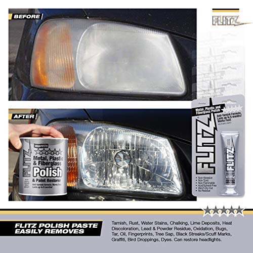 Flitz MultiPurpose Polish and Cleaner Paste for Metal, Plastic