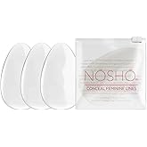 NOSHO&reg; Swim 3-Pack (Reusable Invisible Adhesive Silicone, Camel Concealer, Seamless Smoothing Pad for Bathing Suits, Front Wedgie Preventer, Underwear for Women)