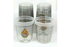 GREATBRANDS Plastic Paint Mixing Cups 12 Quart Size 32oz Cups 9 Mixing ratios High Teck MC32