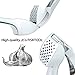 Vilapur Garlic Press (VP-02-002), Stainless Steel Garlic Mincer Chopper in Zinc Alloy Easy Clean and Easy Press Kitchen Aid