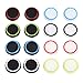 Mudder Mixed Colors Silicone Thumb Stick Grip Caps Protect Cover for PS4, Xbox 360, PS3 Controllers, 8 Pair