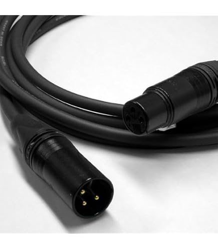 Amazon.com: CANARE L-4E6S Microphone Cable, Quad Core, Black Bulk