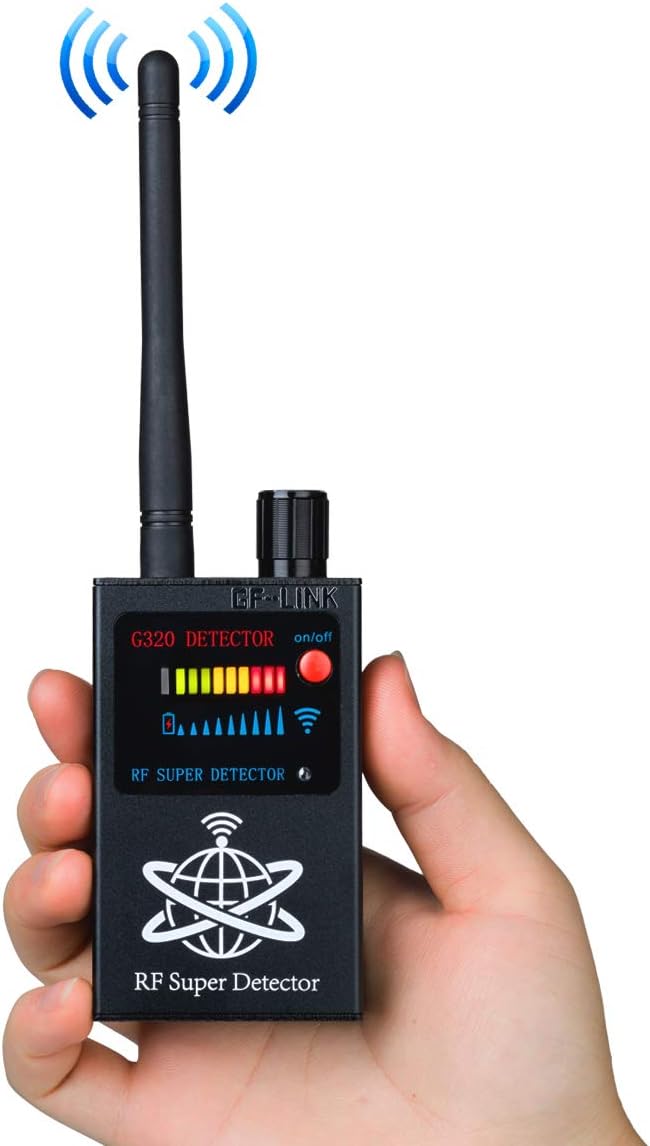 CHHLIUT Bug Detector Anti-Spy RF Signal Detectors,Spy Hidden Camera Detector,Bug Scanner Detector for Eavesdropping Candid video GPS Tracker Laser