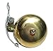 Crane Bike Bell, Brass, Suzu Bicycle Bell, Made in Japan for City Bikes, Cruisers, Road Bikes or MTB, Fits Bars diameters 22.2 to 26.0mm