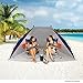 RIO Brands Beach Portable Sun Shelter, Blue, Large