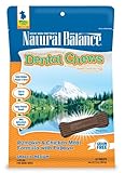 Natural Balance Dental Chews Pumpkin & Chicken Meal Formula with Papaya, Small Dog Treats, 13-Ounce