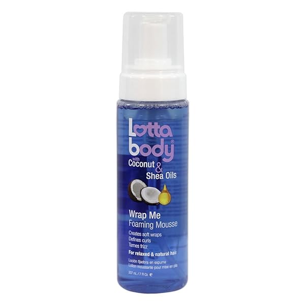 LOTTABODY WRAP ME FOAMING MOUSSE WITH COCONUT & SHEA OIL 7 FL. OZ.