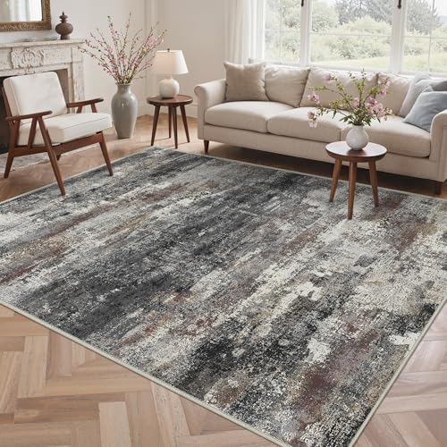 BEIMO Moderner Groß Wohnzimmer Teppich, Waschbar & rutschfest, 200x290 cm