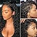 Brazilian Water Wave Lace Front Wigs with Baby Hair for Black Women 150% Density Virgin Human Hair Lace Front Wigs 16inch
