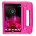 BMOUO Kids Case for LG G Pad X 8.0 - Carry Handle Child Stand Holder EVA Foam Shock Proof Case Cover for LG G Pad X 8.0 Inch V-520/V-521 Tablet (Rose)