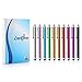 Stylus Pen LIBERRWAY 10 Pack of Pink Purple Black Green Silver Stylus Universal Touch Screen Capacitive Stylus Compatible with Kindle Touch ipad iphone 6/6s 6Plus 6s Plus Samsung S5 S6 S7 Edge S8 Plus