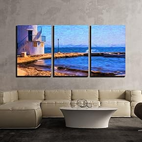 Artistic View of The Traditional Fishing Village of...