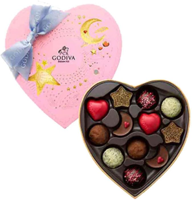 Amazon Godiva ゴディバ バレンタインデー21 きらめく想い ハート 12粒入り Plumber ケーキ 洋菓子 通販
