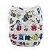 Alva Baby Christmas Design Reuseable Washable Pocket Cloth Diaper Nappy + 2 Inserts QD05