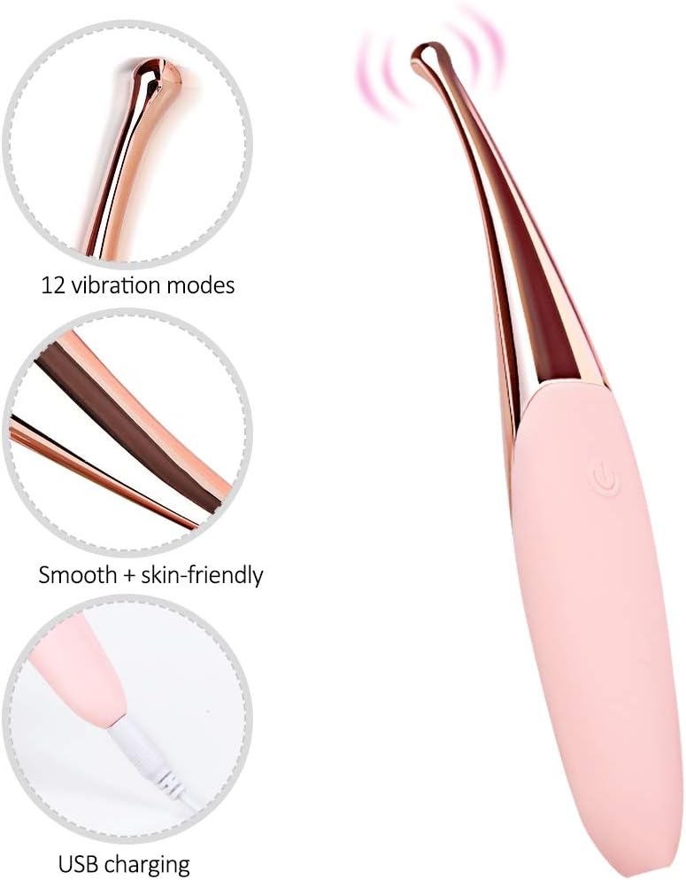 Vibrarter for Women Bullet Licking G S-po-t C-L-i-t Stimulation Toys Wireless G -Sport Simulator for Women, Magic Massage Wand Vibebrator,Heating Function,Pleasant Tongue Vinrator