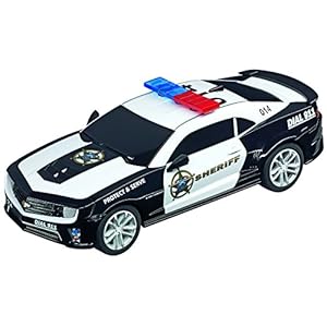 Carrera GO 64031 Chevrolet Camarao ZL1 Sherrif Slot Car Racing Vehicle