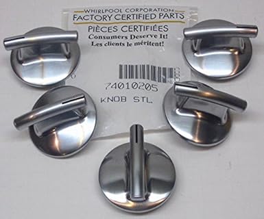 Amazon Com Cooking Appliances Parts 74010205 5 Pack Burner Knob