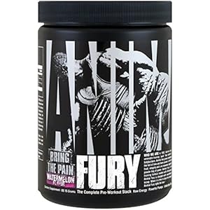 Animal Universal Nutrition Fury Pre-Workout Booster, 80.15 g, Watermelon, 0039442032690