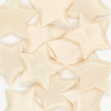 Padded Fabric Stars Embellishment