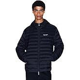 Armani Exchange mens Essential Hooded Down Puffer Jacket