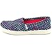 Toms Classic Youth Round Toe Canvas Blue Flats