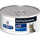 Hill's Prescription Diet z/d Original Skin Food Sensitivities Canned Cat Food 24/5.5 oz