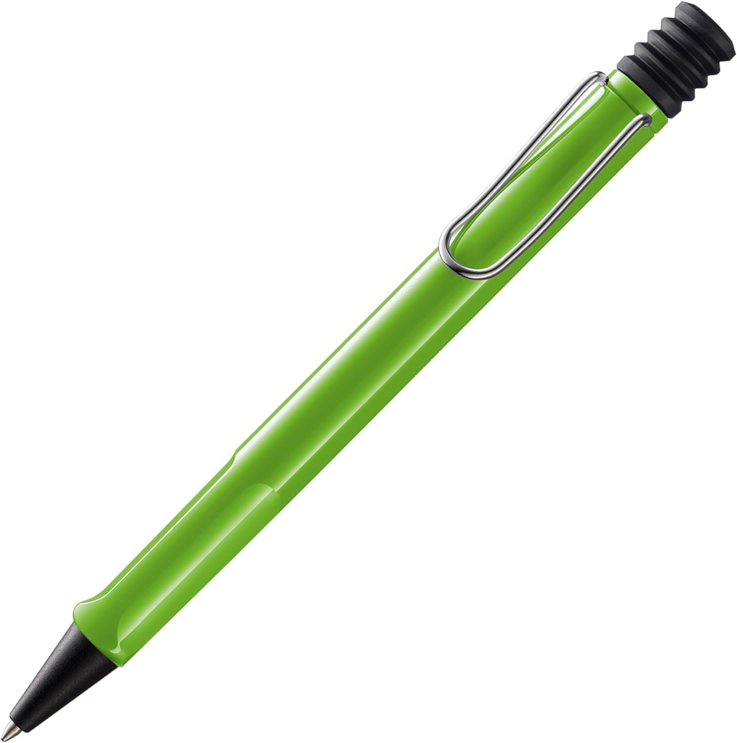 Lamy safari green - Ballpoint Pen with ergonomic grip & line width M - for pleasant long writing - made of robust ASA plastic – including large capacity refill M 16 in blue