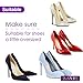 SMATIS Heel Cushion Inserts for High Heels Too Big, 5 Pairs Comfortable Shoe Heel Pads Heel Grips Liners for Women Shoes Heel Protectors No Heel Pain